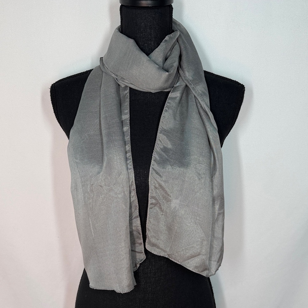 💜3/$15 Gray Light Weight Scarf
